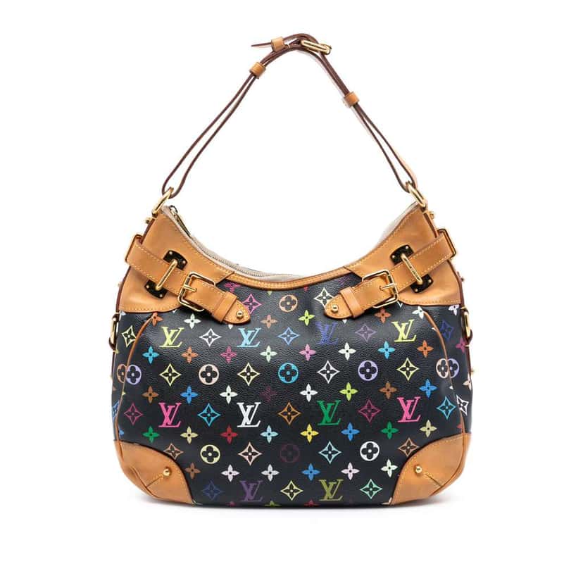 Louis Vuitton Monogram Multicolore Greta Black Very good condition - Front View
