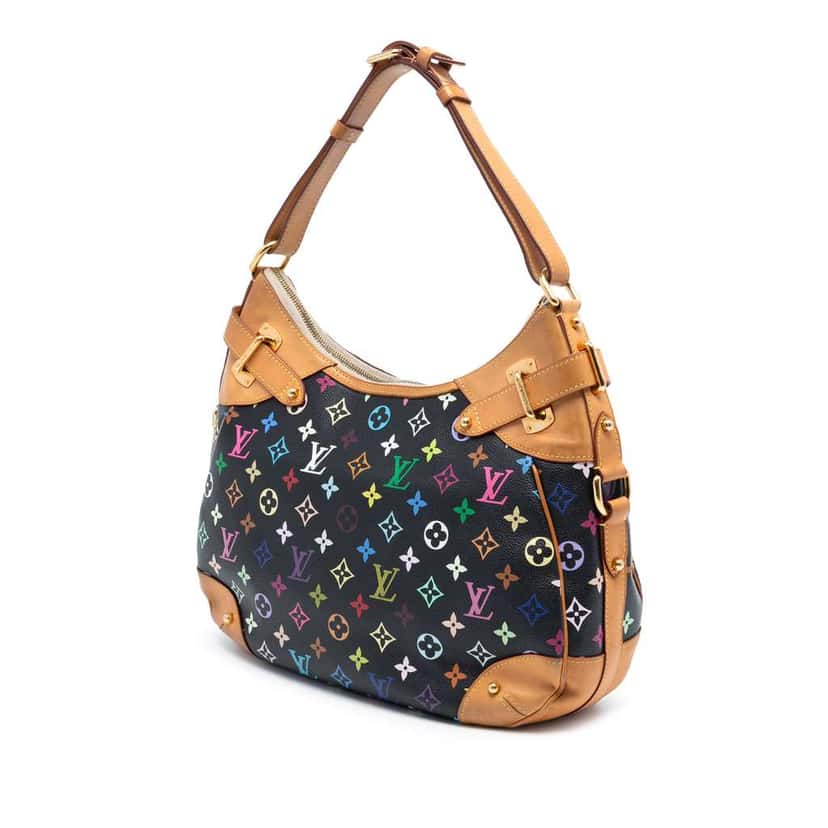 Louis Vuitton Monogram Multicolore Greta Black Very good condition - Back View