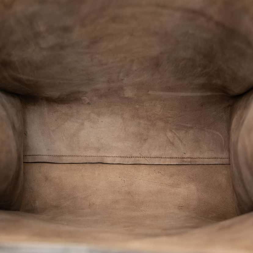 Gucci GG Supreme Embroidered Linea C Blooms XL Tote Brown Canvas Very good condition - Model View