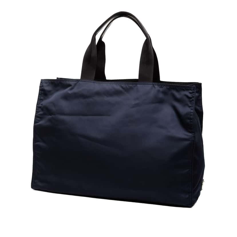 Prada Tessuto Tote Blue Very good condition - Back View