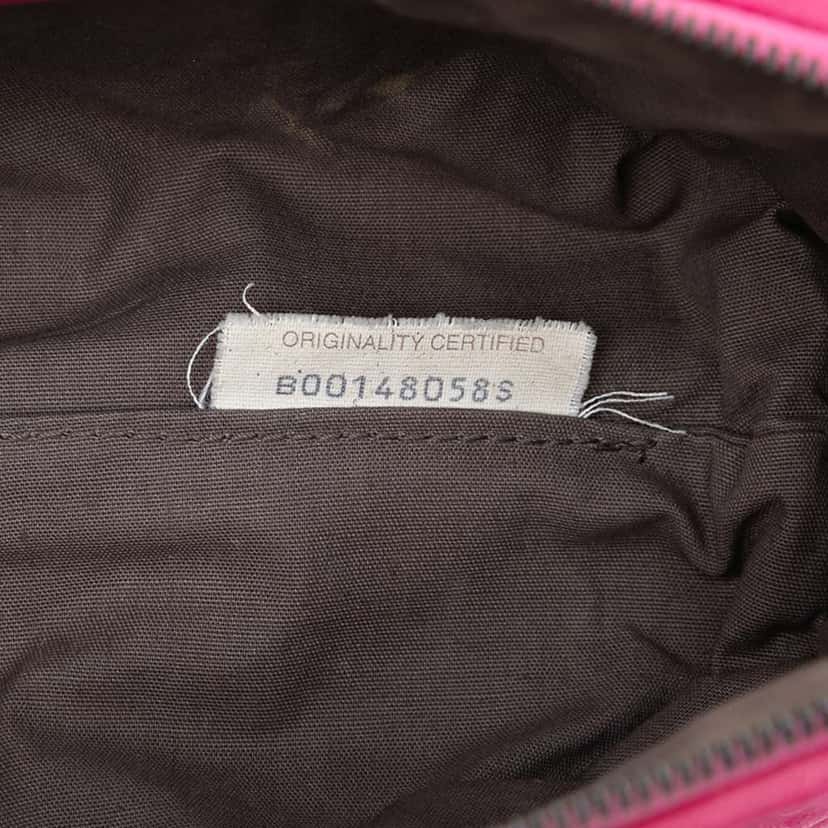 Bottega Veneta Nappa Intrecciato Pouch Pink Leather Very good condition - Model View