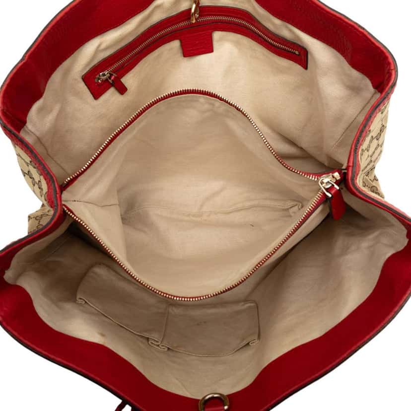 Gucci Medium GG Canvas Bella Tote Brown Canvas Very good condition - Model View