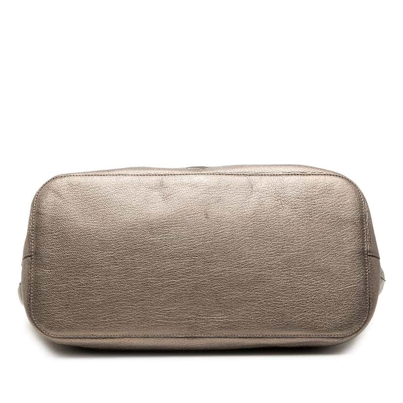 Loewe Metallic Leather Tote Brown Leather Very good condition - Inside View