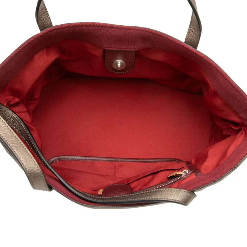 Loewe Metallic Leather Tote Brown Leather Very good condition - Model View