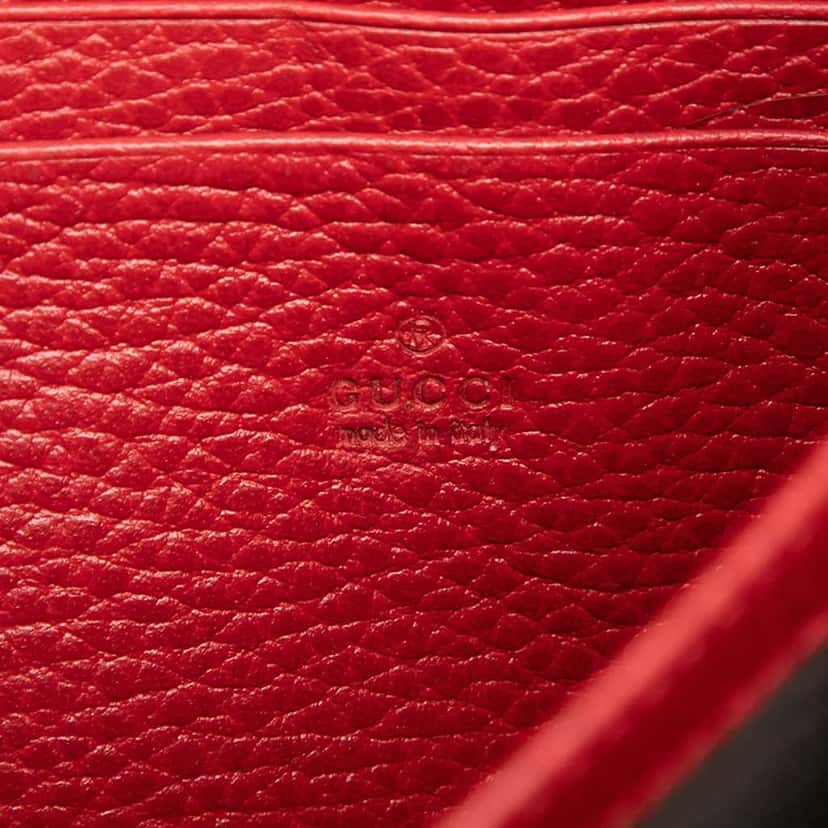 Gucci Leather Dionysus Wallet on Chain Red Leather Very good condition - Box View