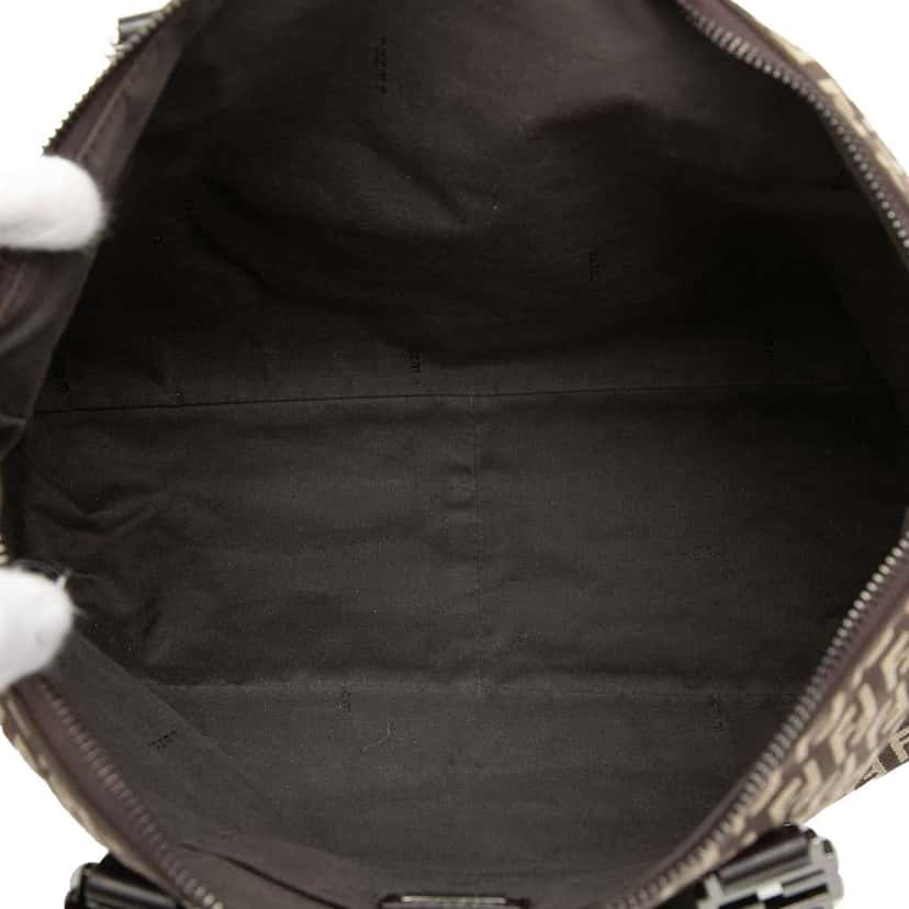 Fendi Zucchino Canvas Tote Brown Canvas Very good condition - Model View