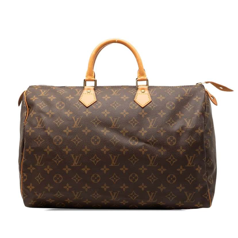 Louis Vuitton Monogram Speedy 40 Brown Good condition - Front View