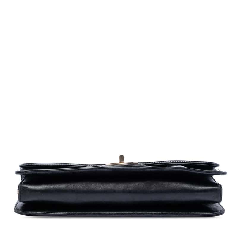 Chanel Patent Reissue 2.55 East West Flap Black Leather Good condition - Inside View