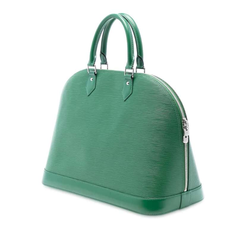 Louis Vuitton Epi Alma GM Green Leather Very good condition - Back View
