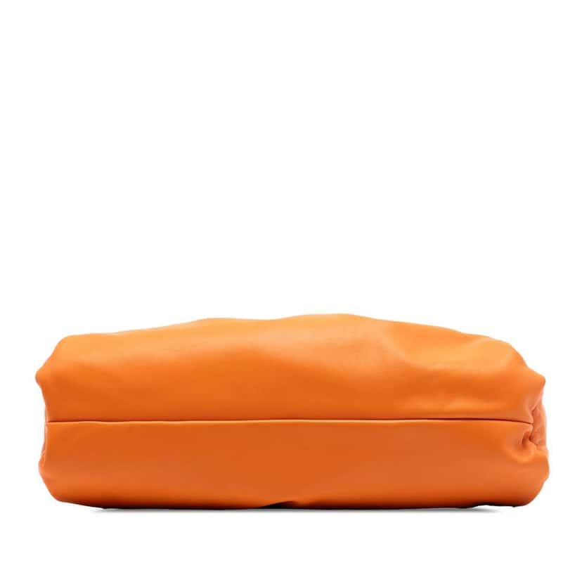 Bottega Veneta Lambskin The Shoulder Pouch Orange Leather Very good condition - Inside View