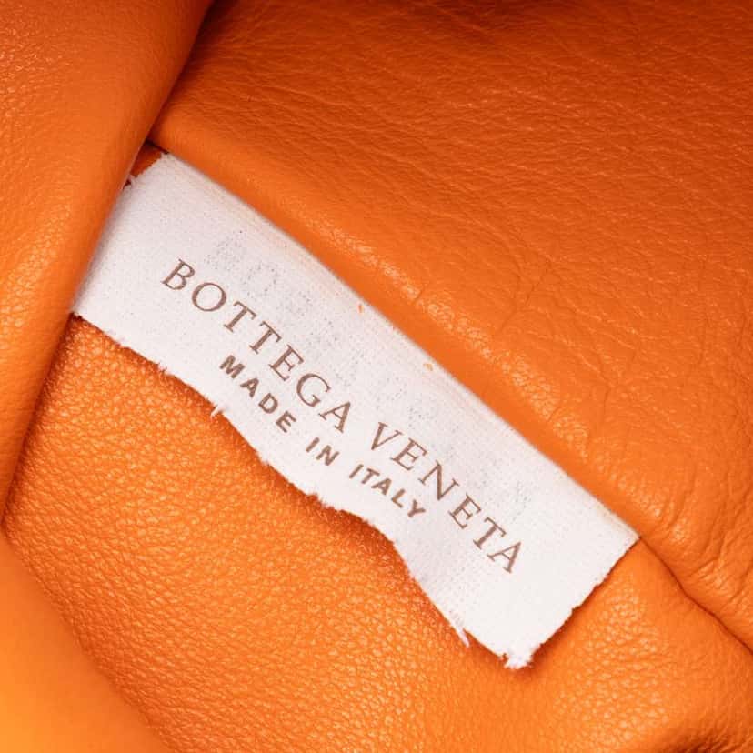 Bottega Veneta Lambskin The Shoulder Pouch Orange Leather Very good condition - Box View