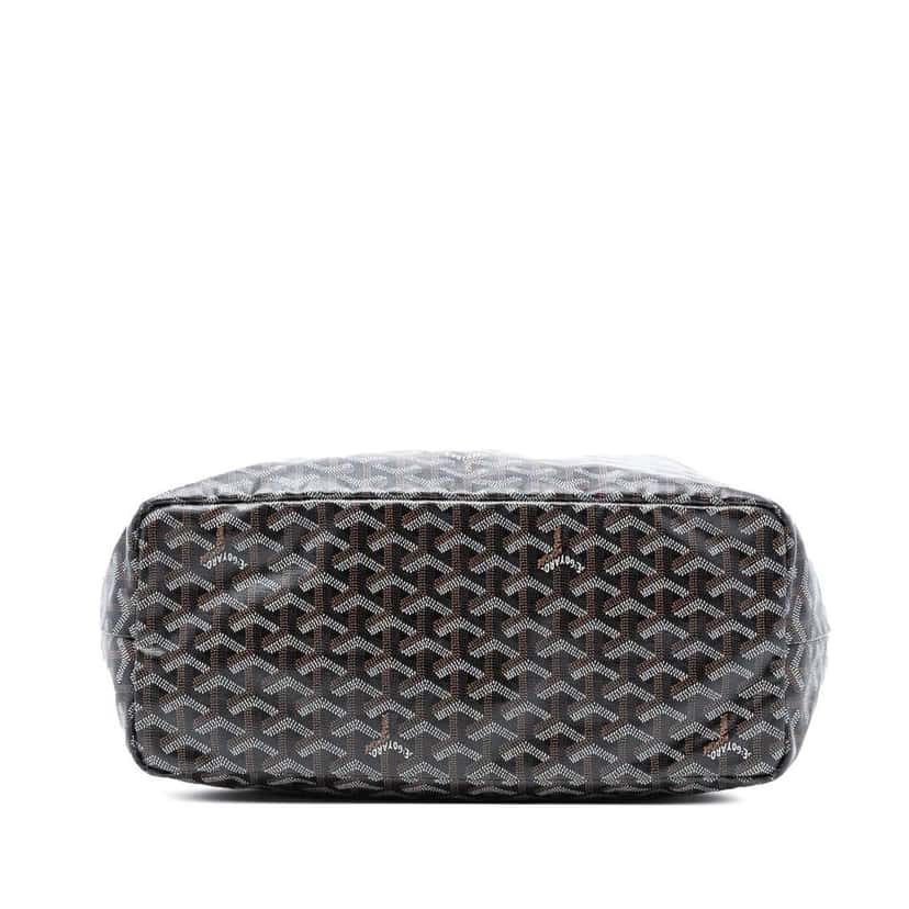 Goyard Goyardine Saint Louis PM Black Canvas Very good condition - Inside View