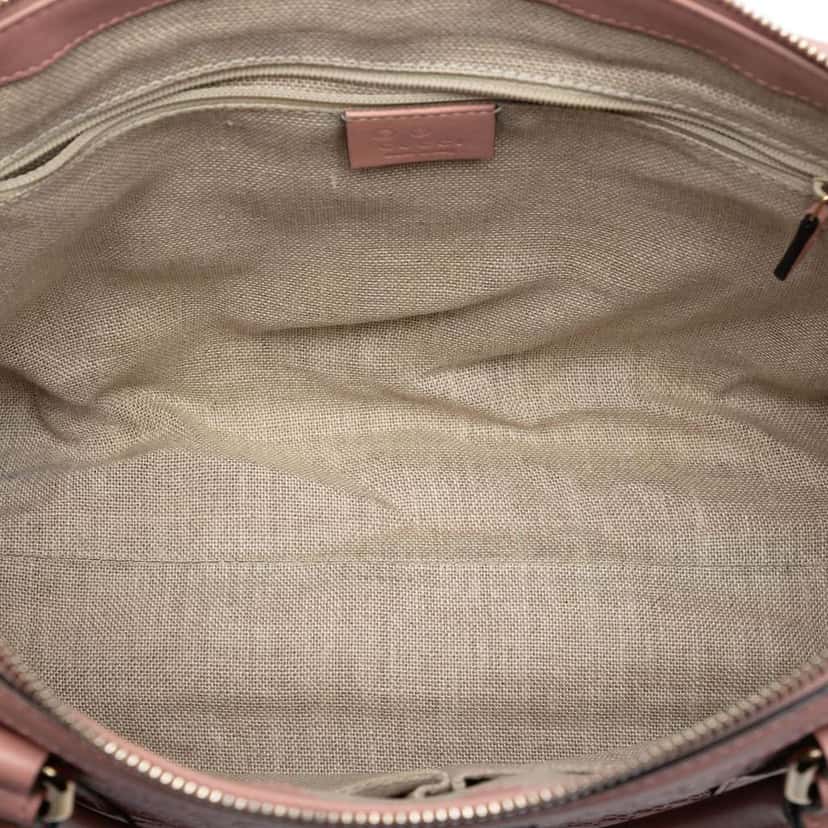 Gucci Small Microguccissima Joy Satchel Pink Leather Very good condition - Model View