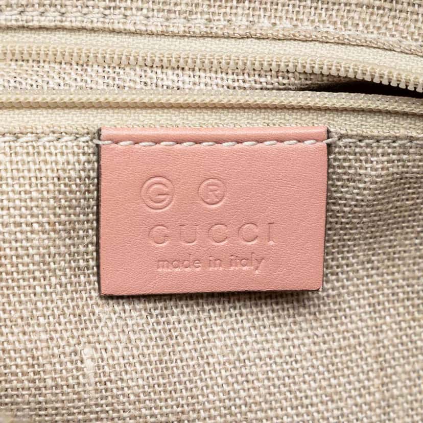 Gucci Small Microguccissima Joy Satchel Pink Leather Very good condition - Box View
