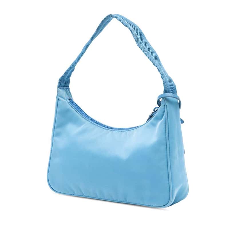 Prada Mini Tessuto Re Edition 2000 Shoulder Bag Blue Good condition - Back View