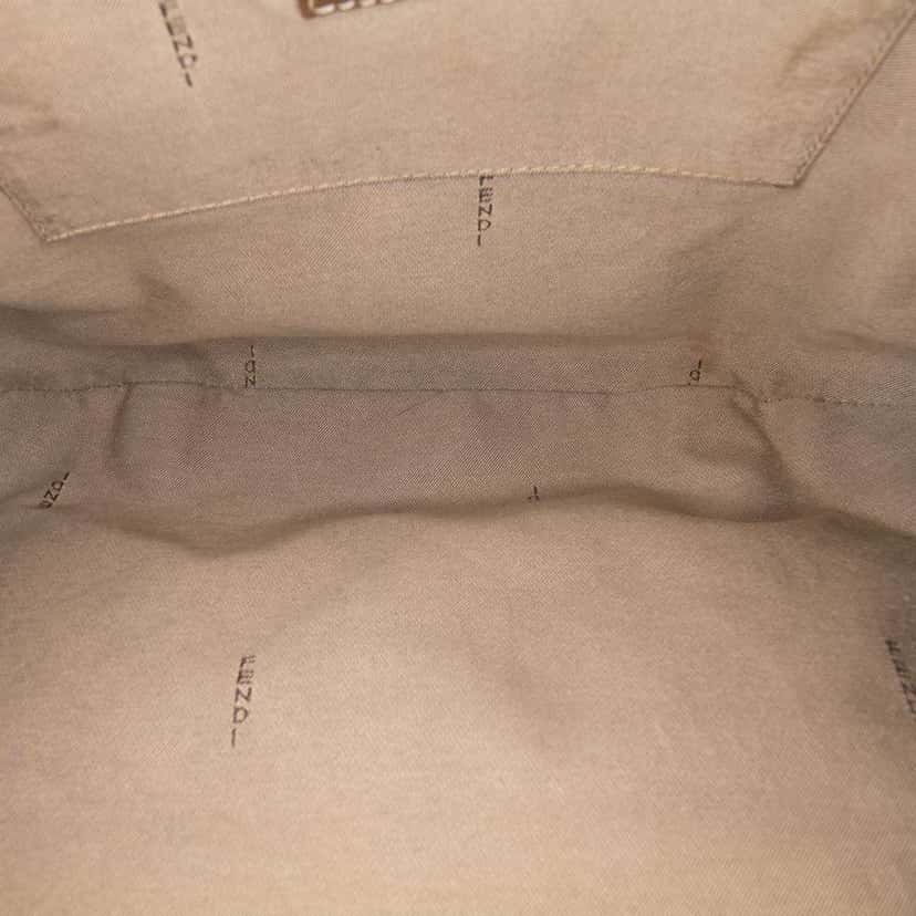 Fendi Zucchino Canvas Chef Pocket Hobo Brown Canvas Good condition - Model View