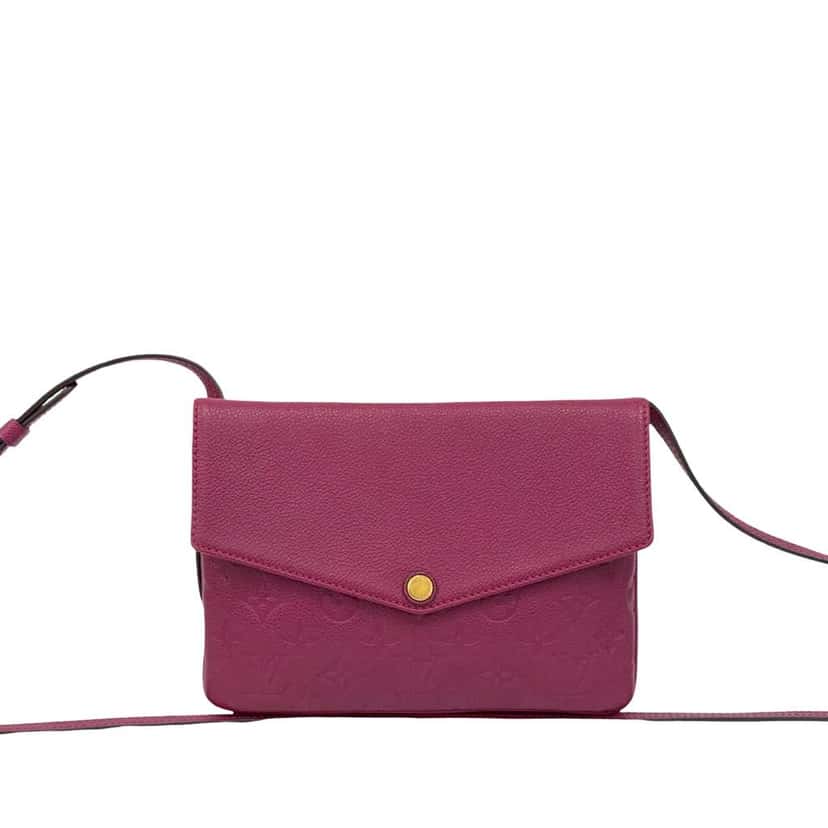 Louis Vuitton Monogram Empreinte Twice Purple Leather Very good condition - Front View