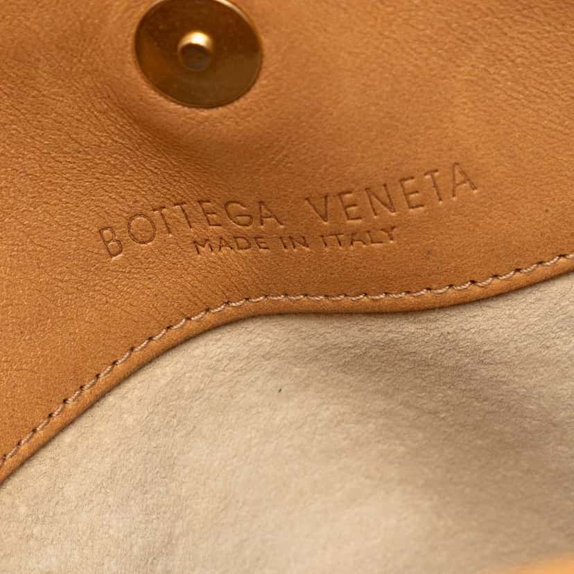 Bottega Veneta Nappa Intrecciato Shoulder Bag Brown Leather Very good condition - Box View
