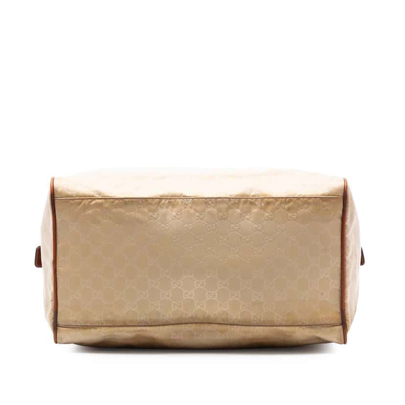 Gucci GG Nylon Web Travel Bag Brown Very good condition - Inside View