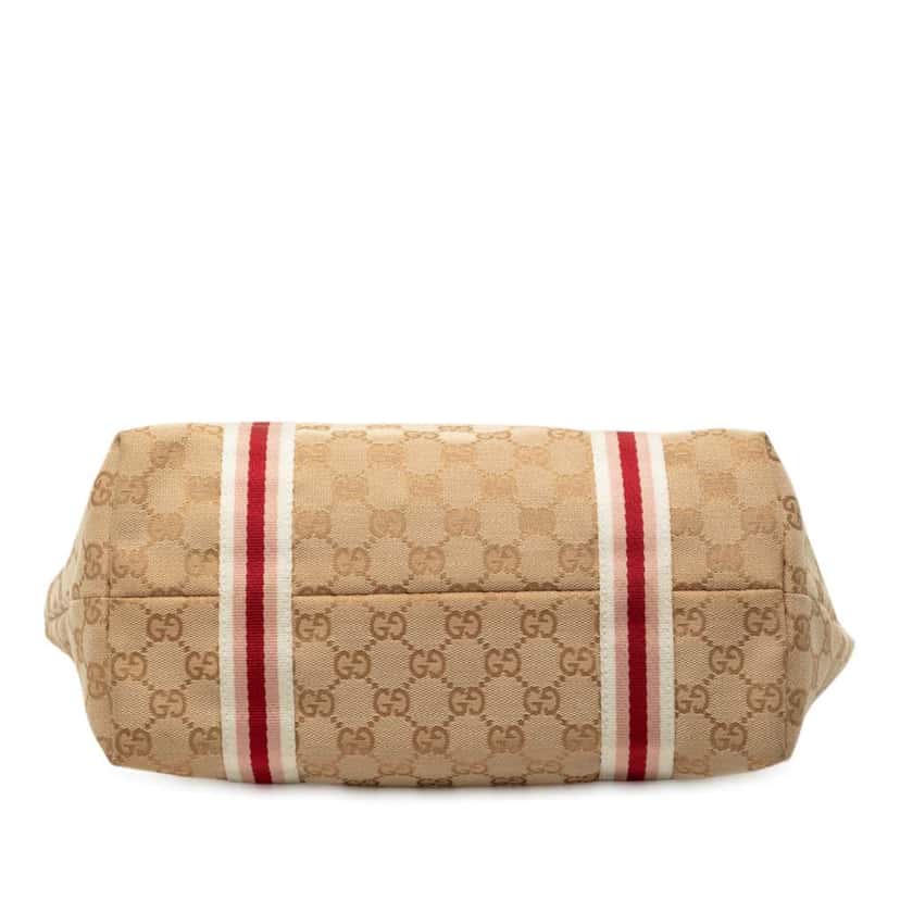 Gucci GG Canvas Jolicoeur Tote Brown Canvas Good condition - Inside View