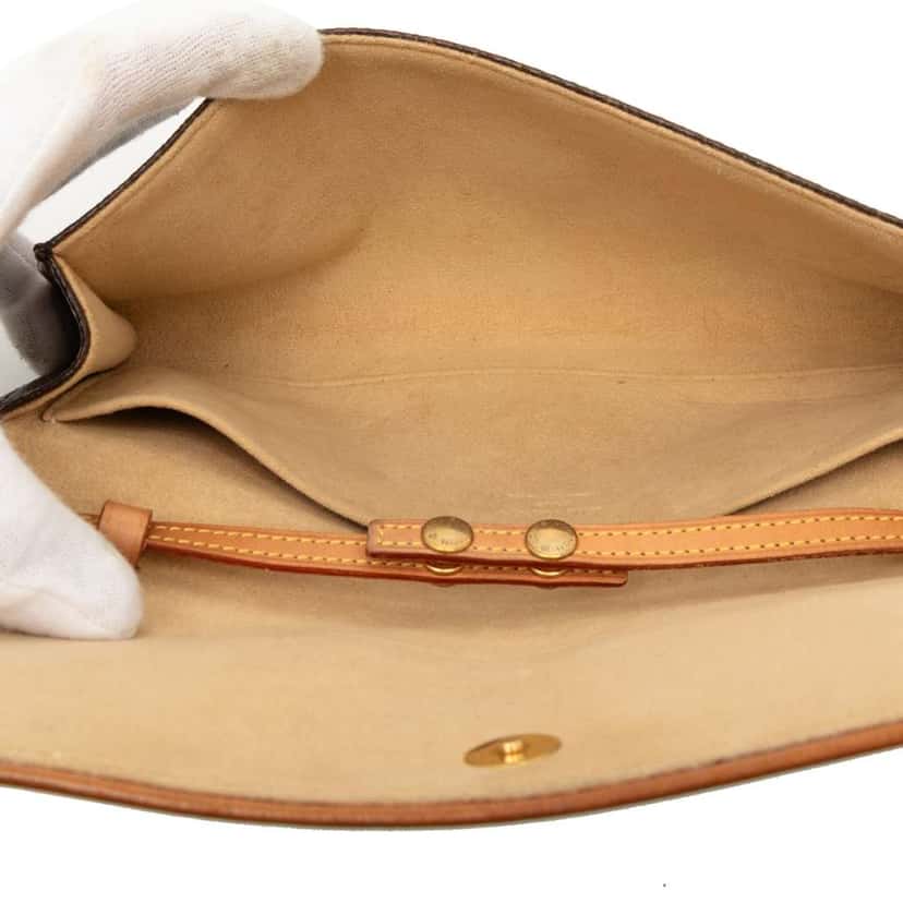 Louis Vuitton Monogram Pochette Twin GM Brown Good condition - Model View