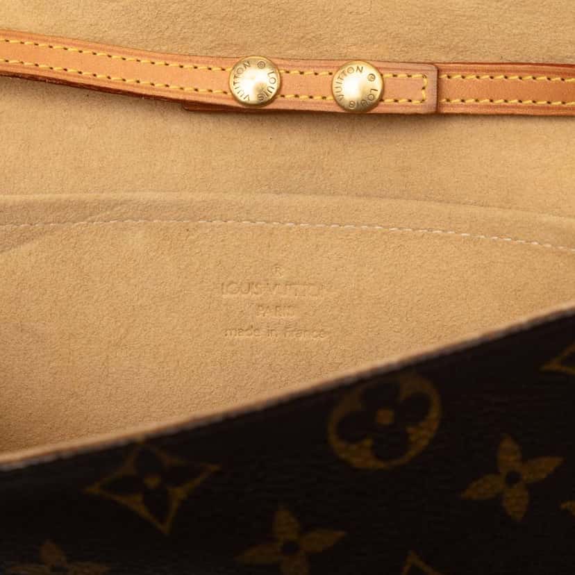 Louis Vuitton Monogram Pochette Twin GM Brown Good condition - Box View