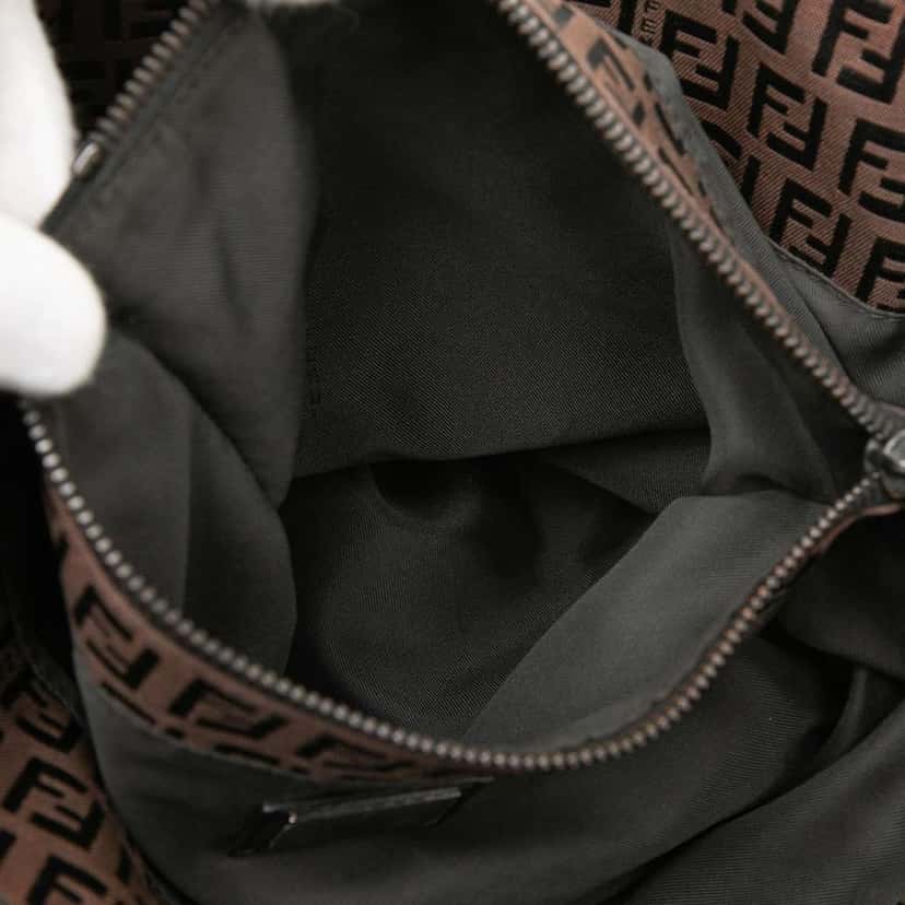 Fendi Zucchino Canvas Tote Brown Canvas Very good condition - Model View