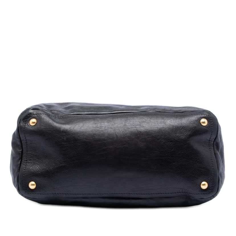 Prada Glace Calf Open Convertible Tote Black Leather Very good condition - Inside View
