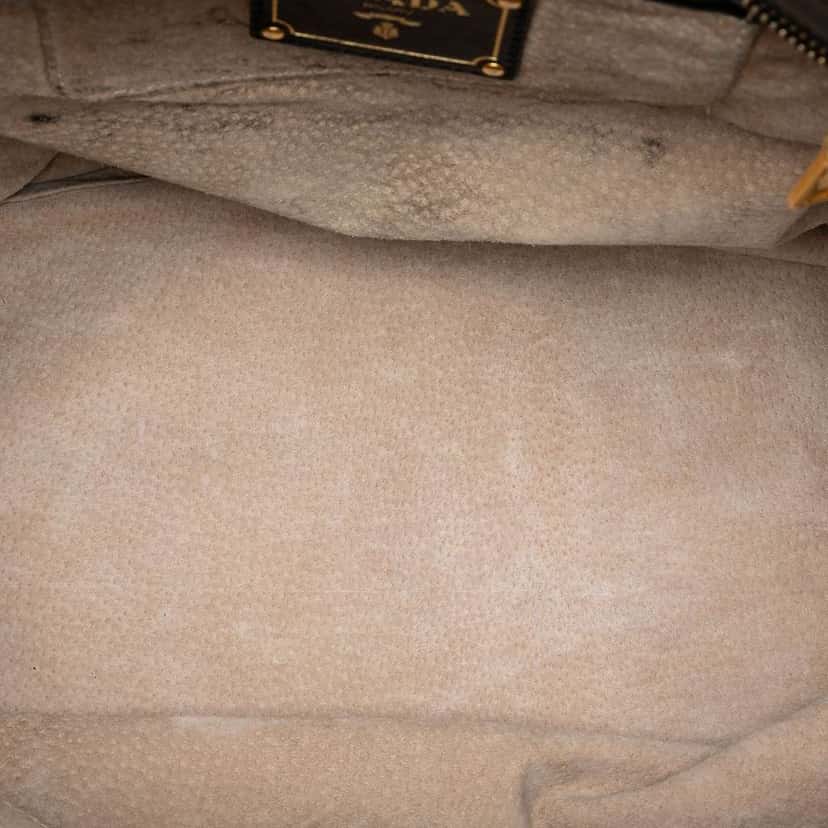 Prada Glace Calf Open Convertible Tote Black Leather Very good condition - Model View