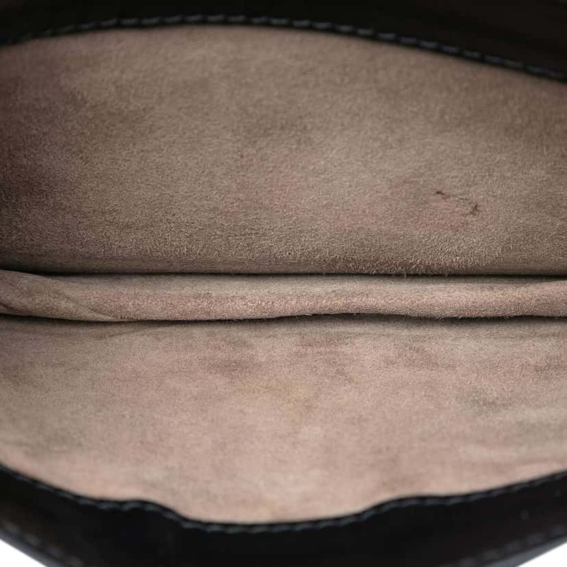 Bottega Veneta Mini Leather and Ombre Velvet Montebello Crisscross Crossbody Black Leather Very good condition - Model View