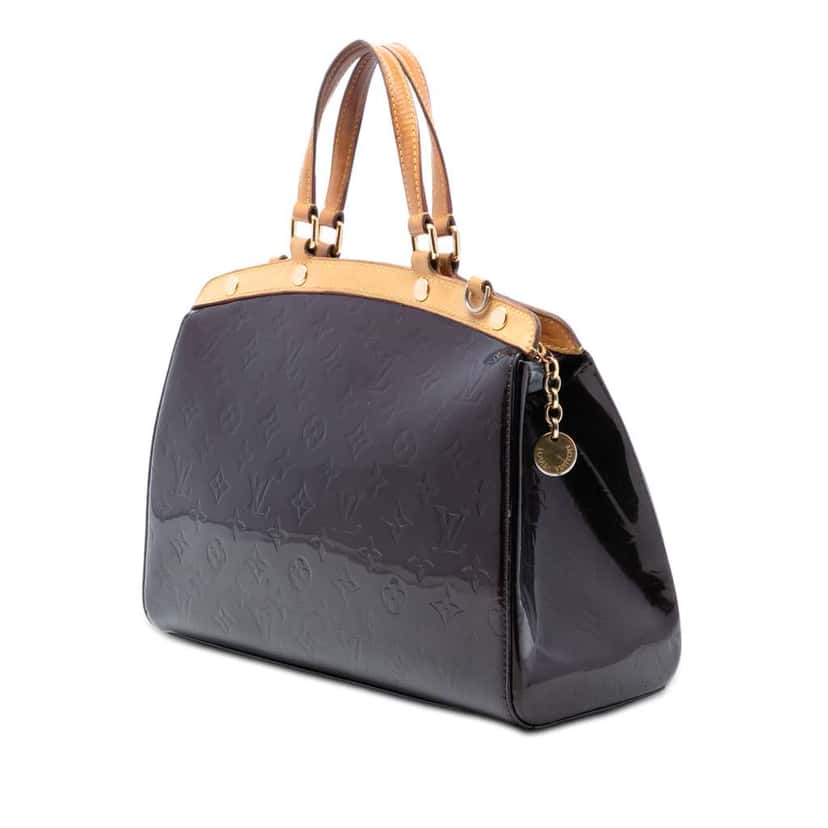 Louis Vuitton Monogram Vernis Brea MM Purple Leather Very good condition - Back View