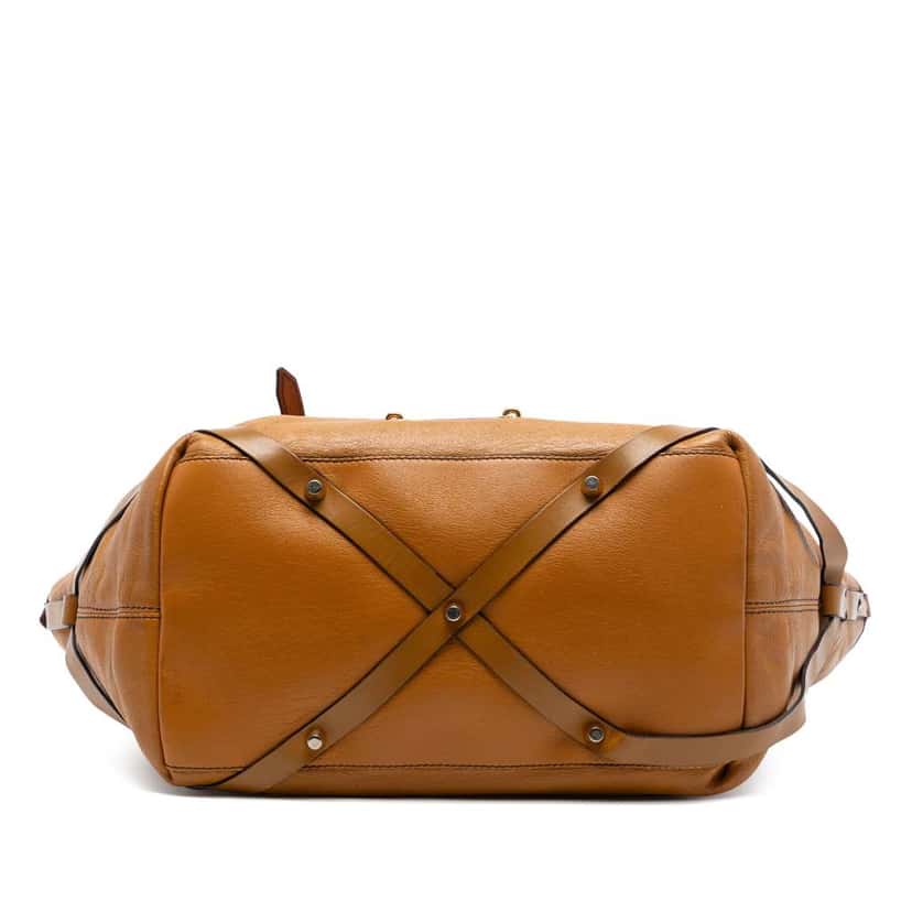 Burberry Leather Salisbury Belted Tote Brown Leather Very good condition - Inside View