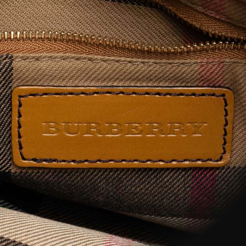 Burberry Leather Salisbury Belted Tote Brown Leather Very good condition - Box View