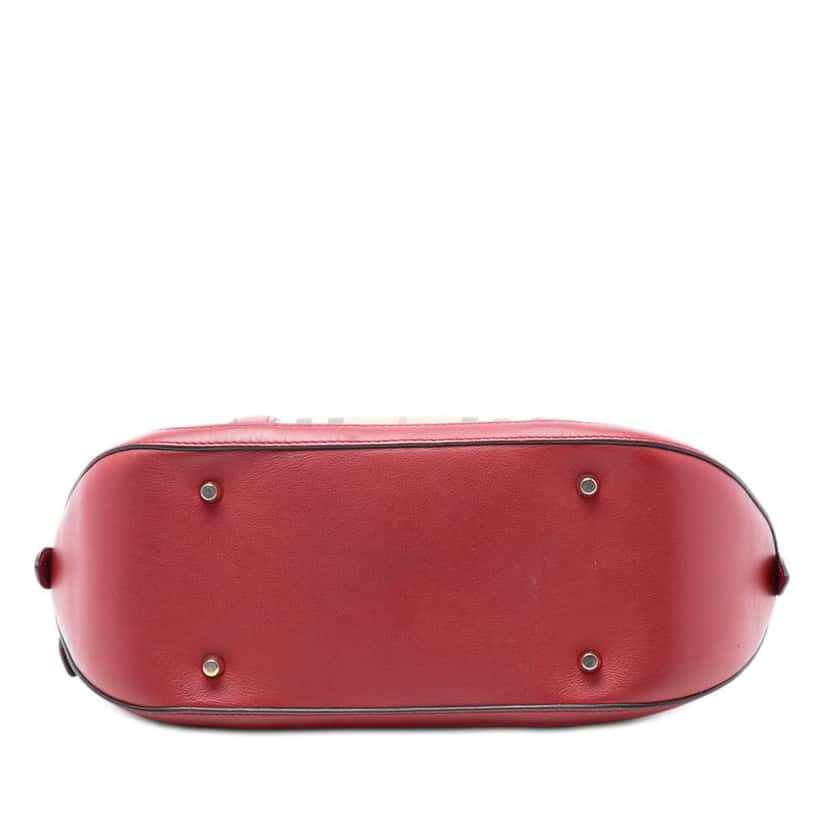 Burberry Small Haymarket Check Coated Canvas Orchard Bowling Bag Brown Canvas Very good condition - Inside View