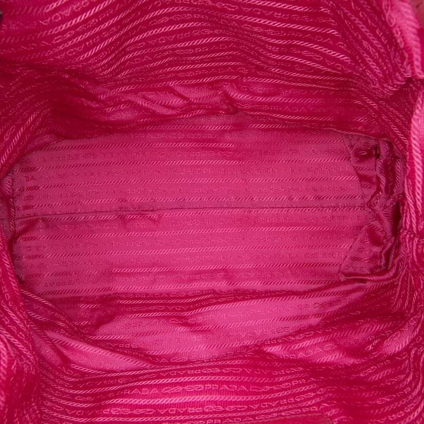 Prada Vitello Shine Open Convertible Tote Pink Leather Very good condition - Model View