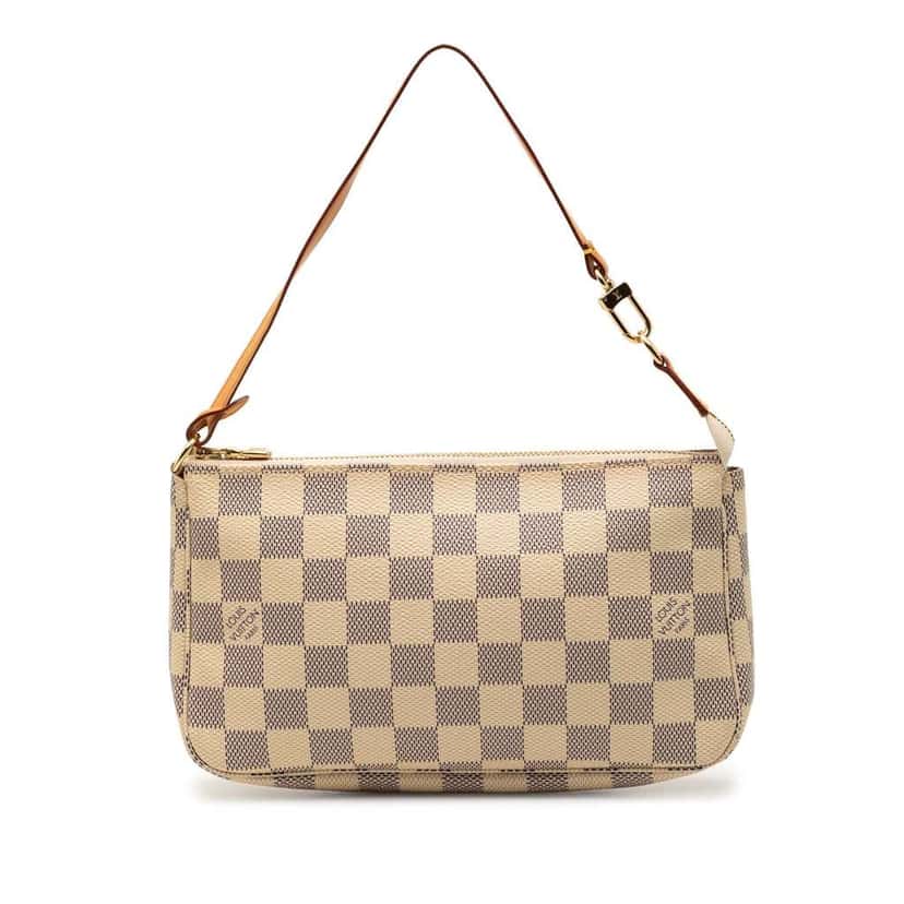 Louis Vuitton Damier Azur Pochette Accessoires White Very good condition - Front View