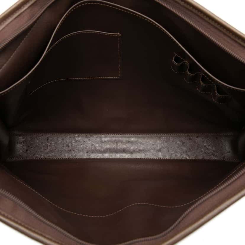 Burberry Vintage Check Canvas Clutch Brown Canvas Very good condition - Model View