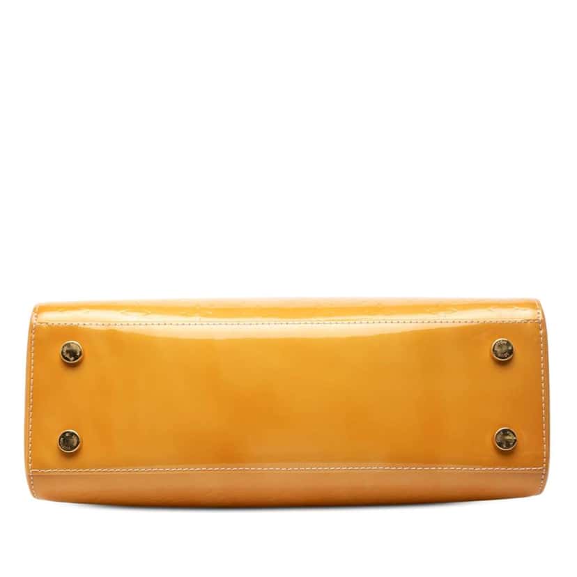 Louis Vuitton Monogram Vernis Brea MM Yellow Leather Very good condition - Inside View