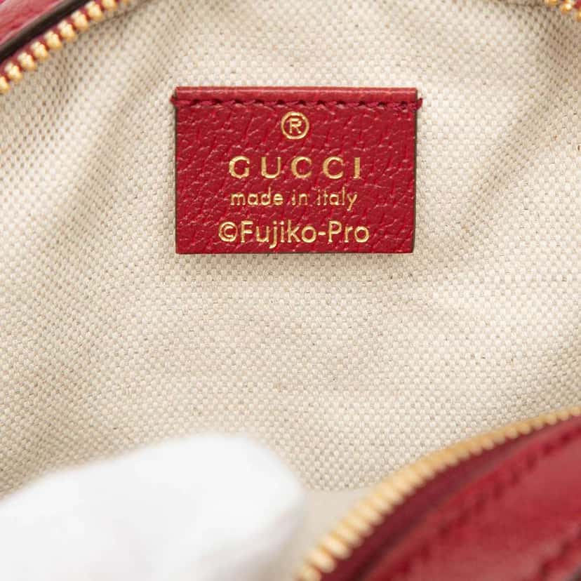 Gucci Micro GG Supreme Doraemon Round Crossbody Brown Canvas Very good condition - Box View