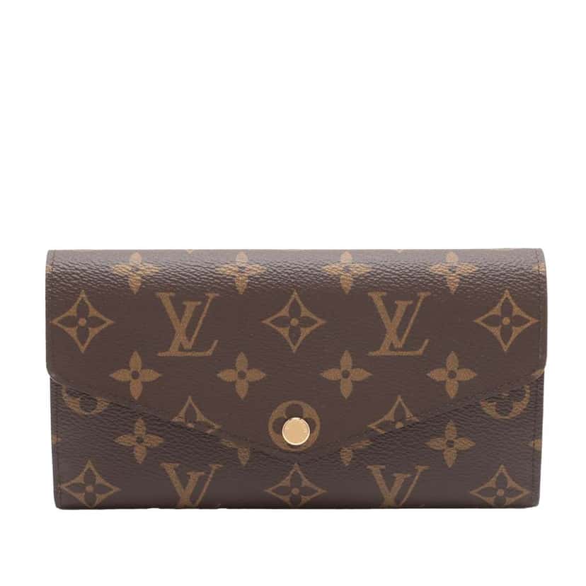 Louis Vuitton Monogram Sarah Wallet Brown Very good condition - Front View