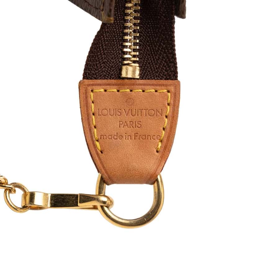 Louis Vuitton Monogram Bucket Pouch Brown Very good condition - Box View