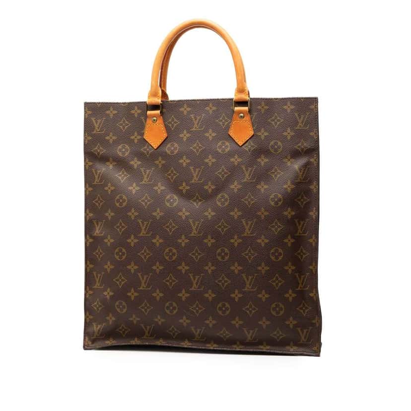 Louis Vuitton Monogram Sac Plat Brown Very good condition - Back View