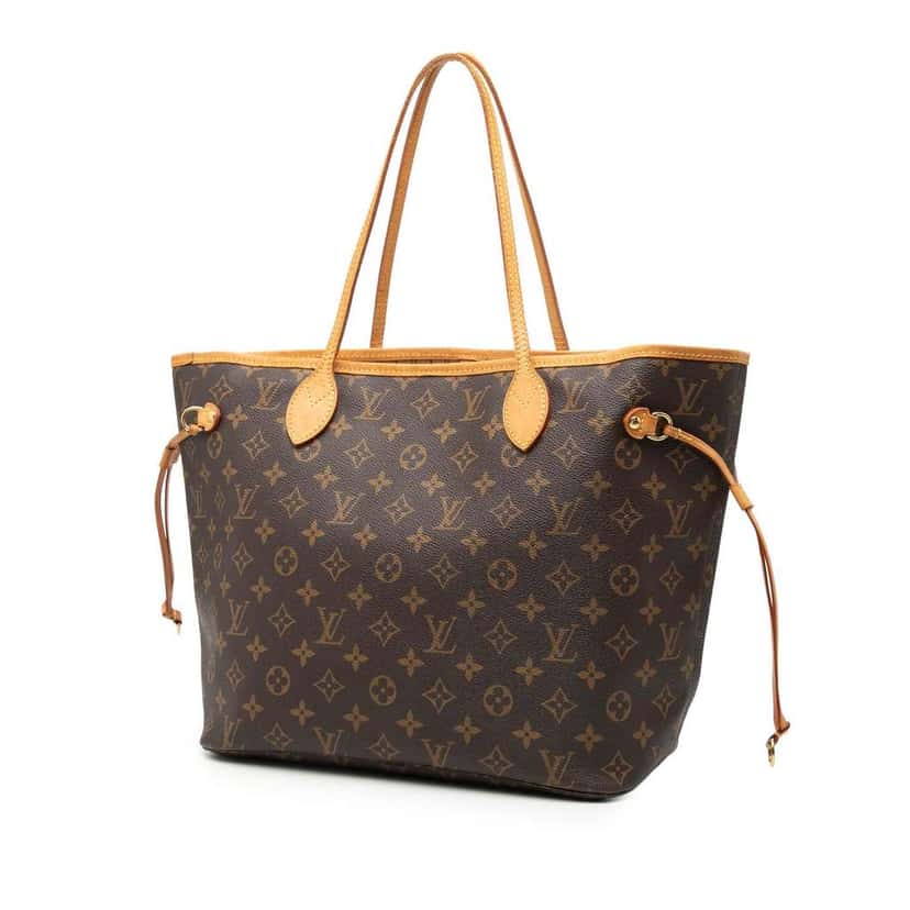 Louis Vuitton Monogram Neverfull MM Brown Very good condition - Back View