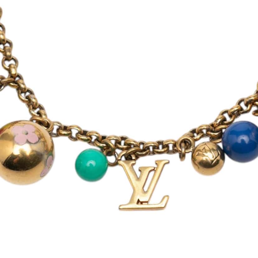 Louis Vuitton Gold Plated Chaine Grelots Bag Charm Gold Metal Very good condition - Model View