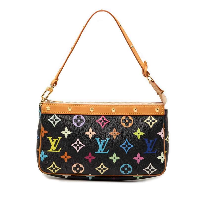 Louis Vuitton Monogram Multicolore Pochette Accessoires Black Very good condition - Front View