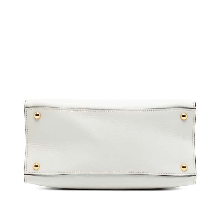 Prada Saffiano Soft Triple Pocket Tote White Leather Very good condition - Inside View