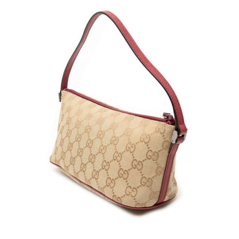 Gucci GG Canvas Boat Brown Canvas Very good condition - Back View