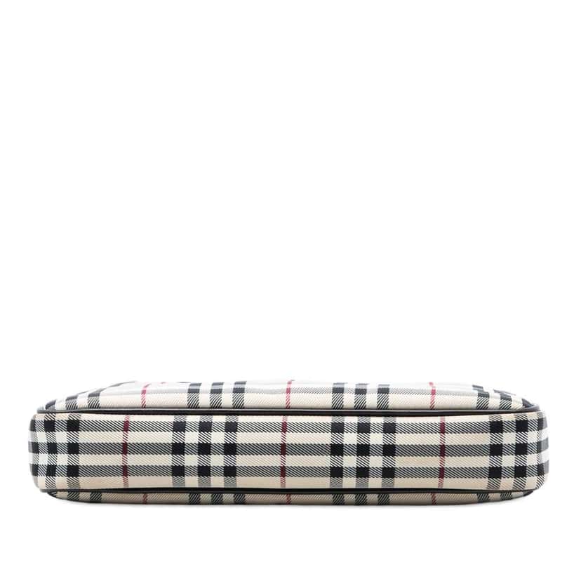 Burberry House Check Canvas Crossbody Brown Canvas Good condition - Inside View