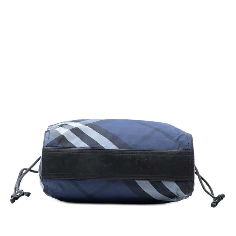 Burberry Supernova Check Nylon Buckleigh Tote Blue Very good condition - Inside View