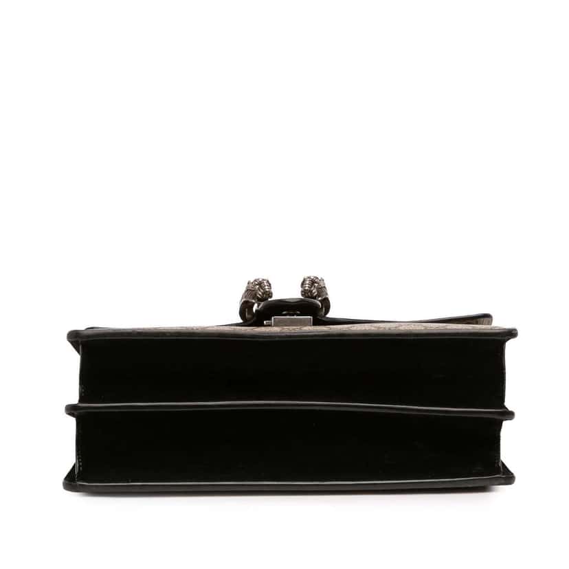 Gucci Medium GG Supreme Dionysus Shoulder Bag Brown Canvas Good condition - Inside View